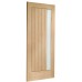 Trieste Double Glazed External Oak Door (M&T) with Obscure Glass